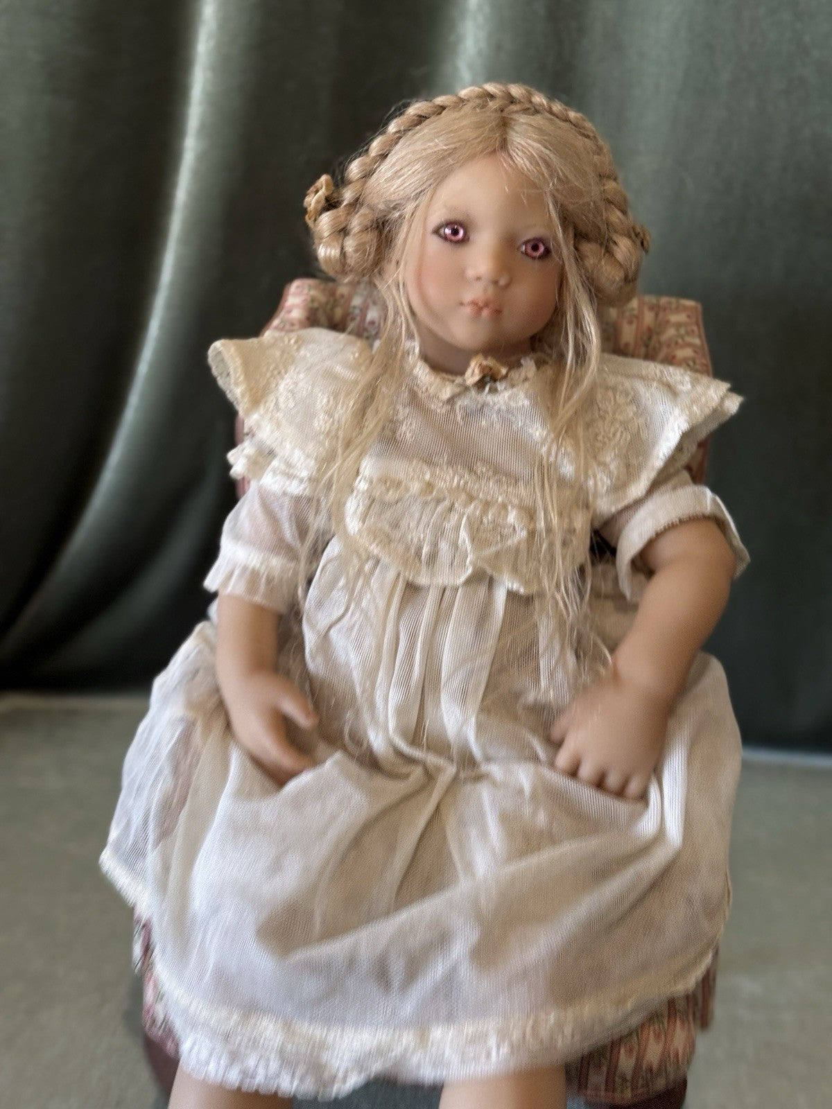 MIB Vinyl Annette Himstedt 24” Doll “Freeke And Bibi” 1997 Box/COA/Tag