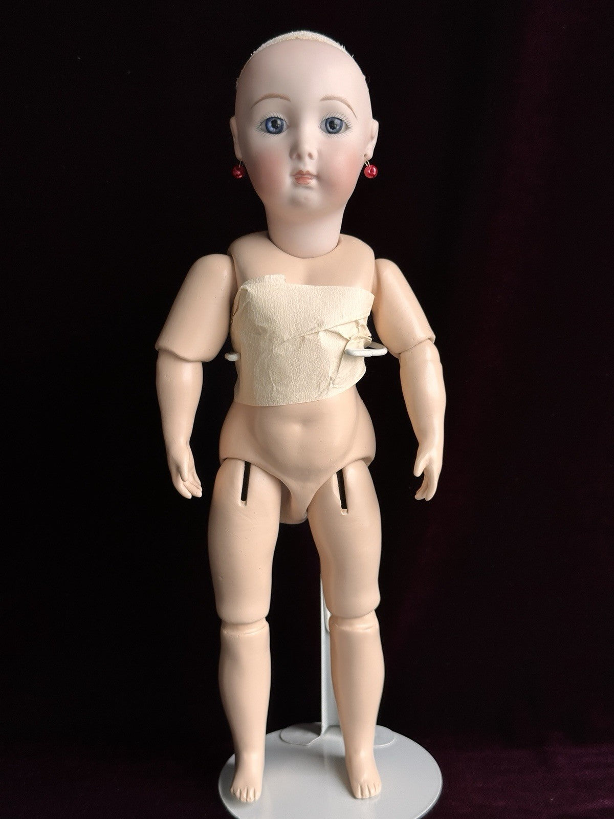 Vintage Lynda Marx Porcelain 15” Reproduction of Antique French Bru Jne Doll