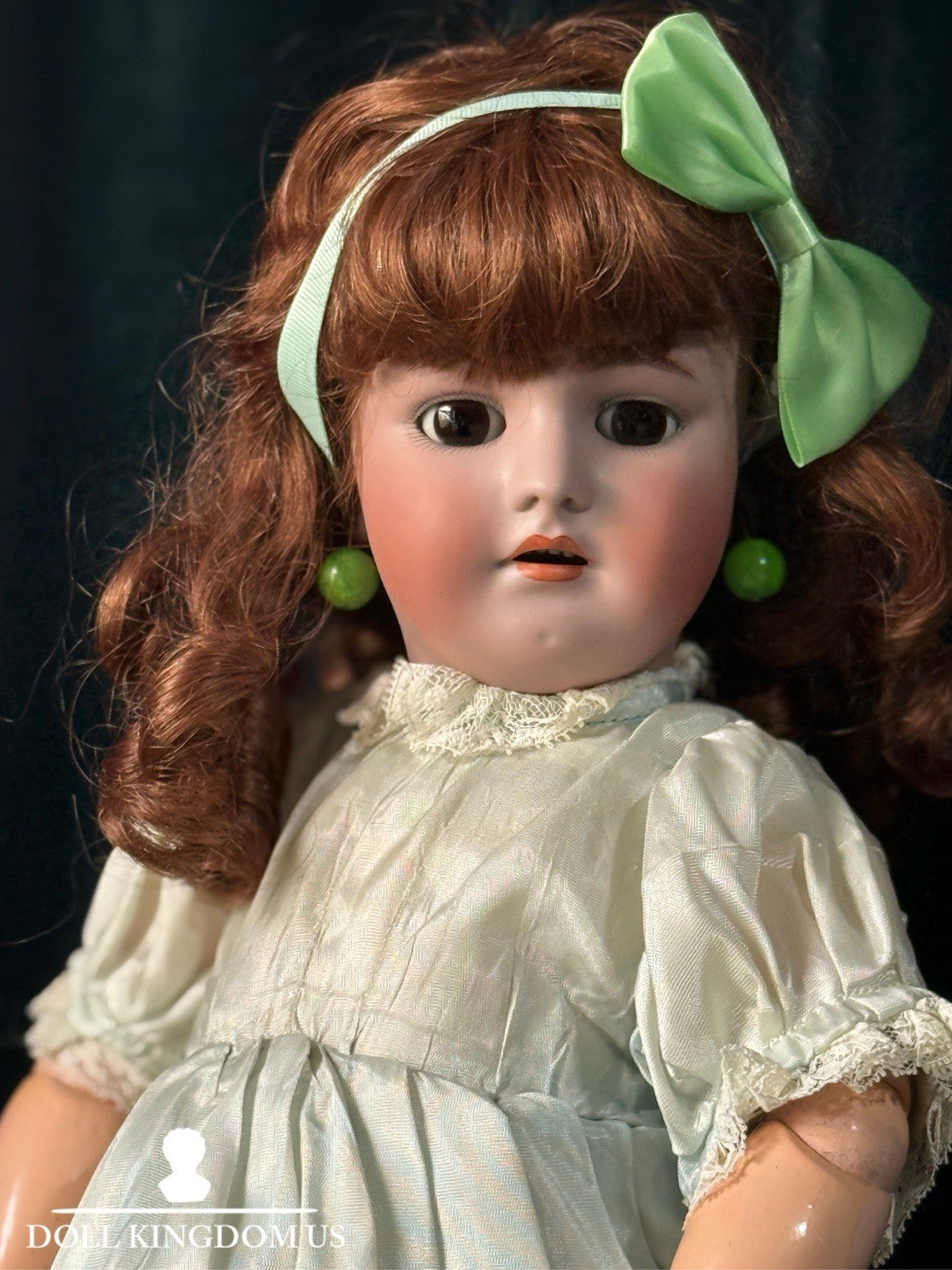 Antique German Simon Halbig Heinrich Handwerck 19” Doll Bisque Head
