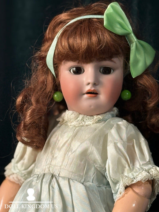 Antique German Simon Halbig Heinrich Handwerck 19” Doll Bisque Head