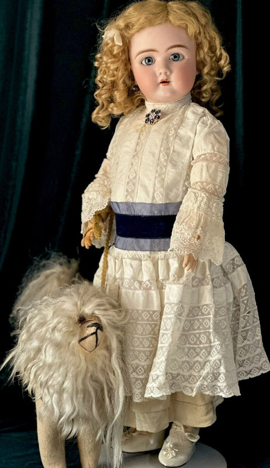 Antique German Heinrich Handwerck Mold Dep 109 Bisque Head 23” Doll