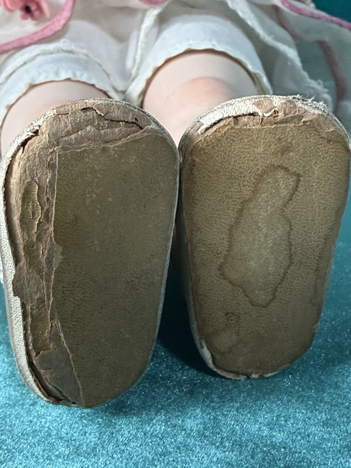 Unidentified German (?) Antique  Composition 19” Doll Sleepy Eyes