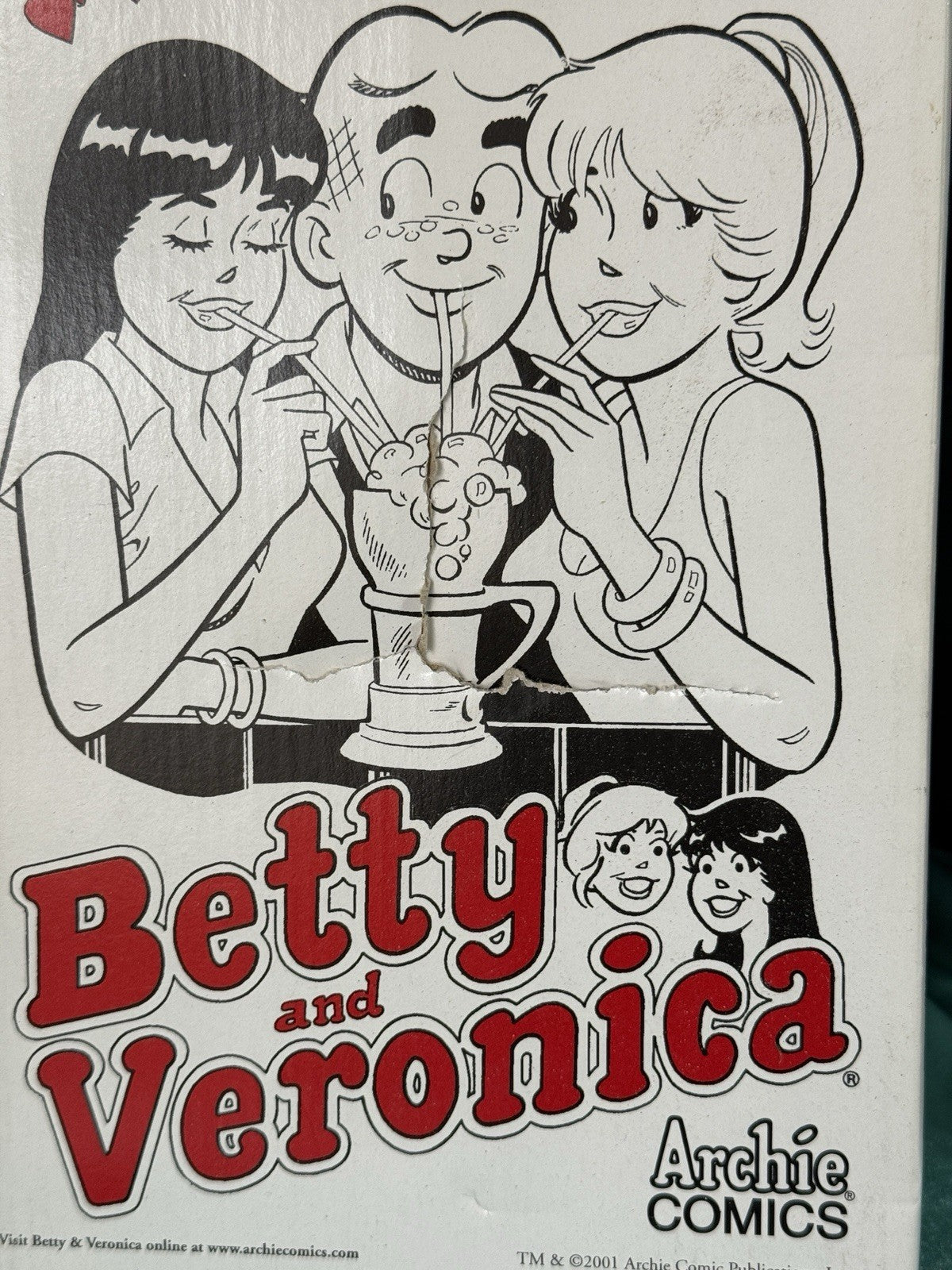 MIB Vinyl Doll “BETTY & VERONICA” Cheerleader Archie Comics Blonde DOLL