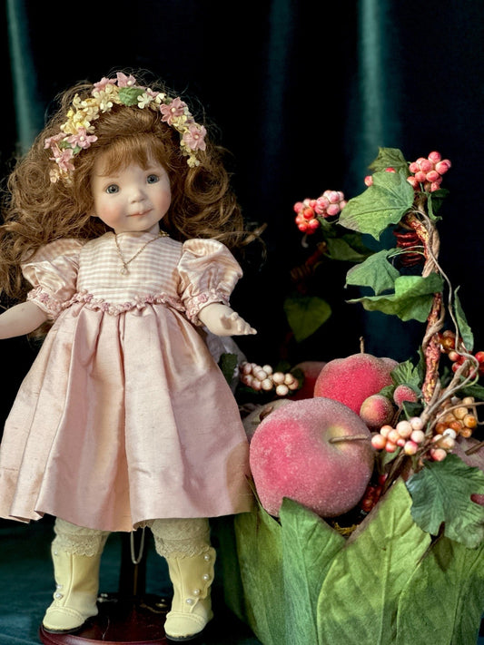 Reproduction Of “Jenny II” by Dianna Effner Mold Porcelain 13 1/2”Doll