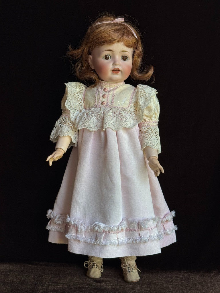 Antique German 22” Kestner JDK 260 Bisque Head Toddler Doll