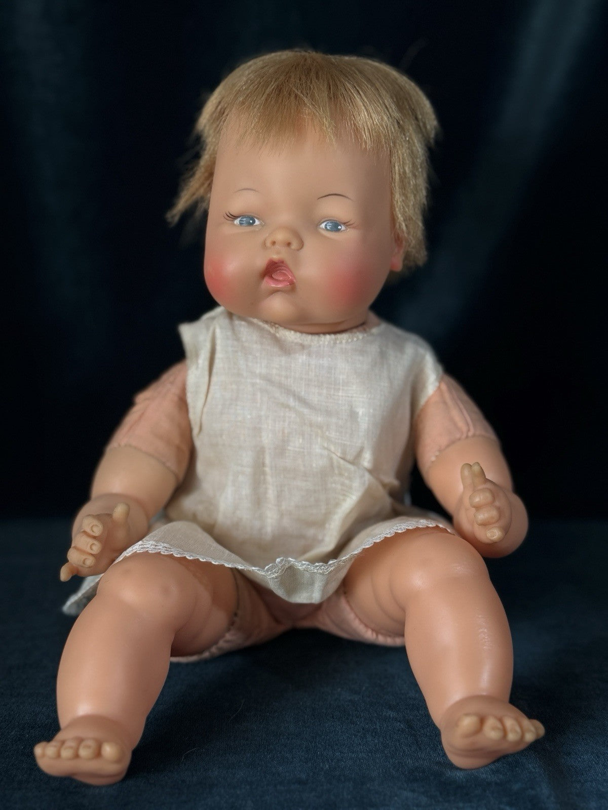 Vintage 1960’s Ideal Thumbelina 14” Doll Working Mechanism Box/Tagged Dress