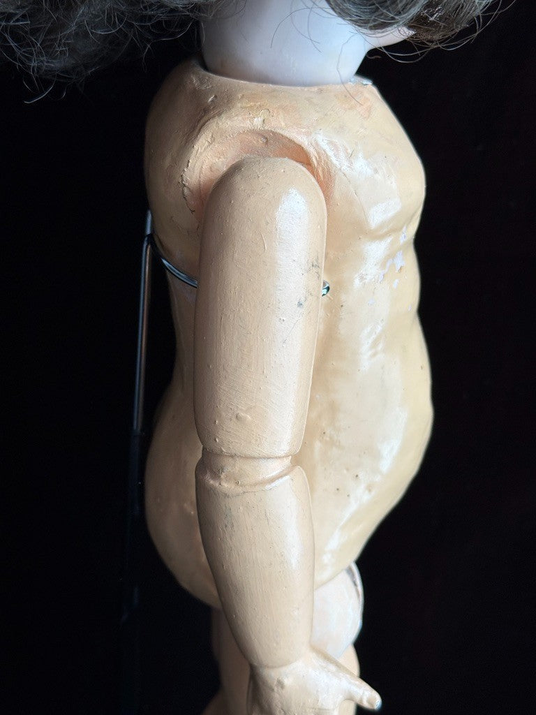 Antique French 19” SFBJ 60 Bisque Head Doll