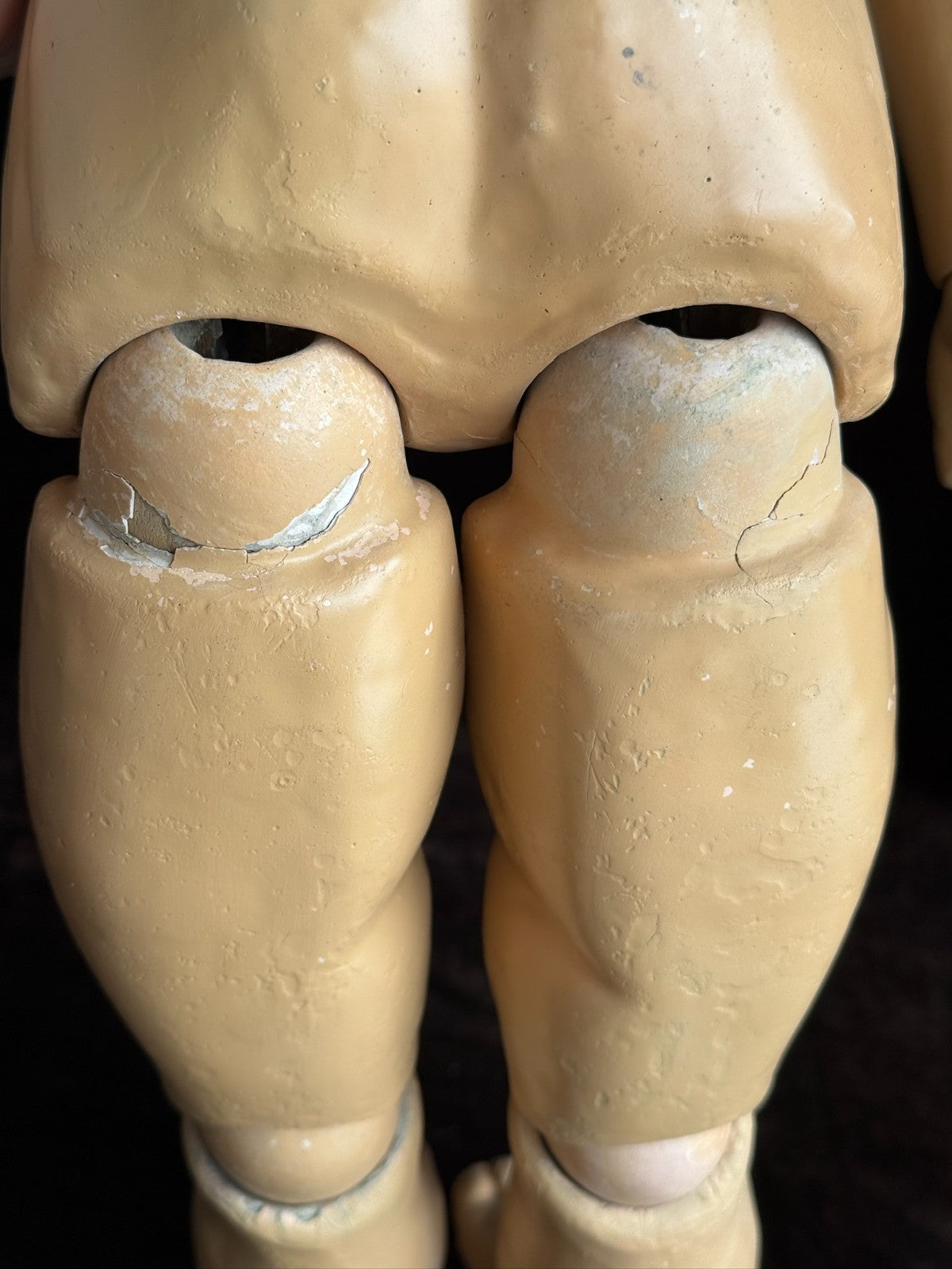 Large Antique German 28.5" C.M. Bergmann and Simon Halbig Bisque Head Doll