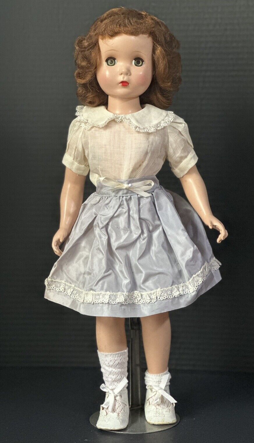 Vintage Madame Alexander Maggie Face Hard Plastic 20” Walker Doll