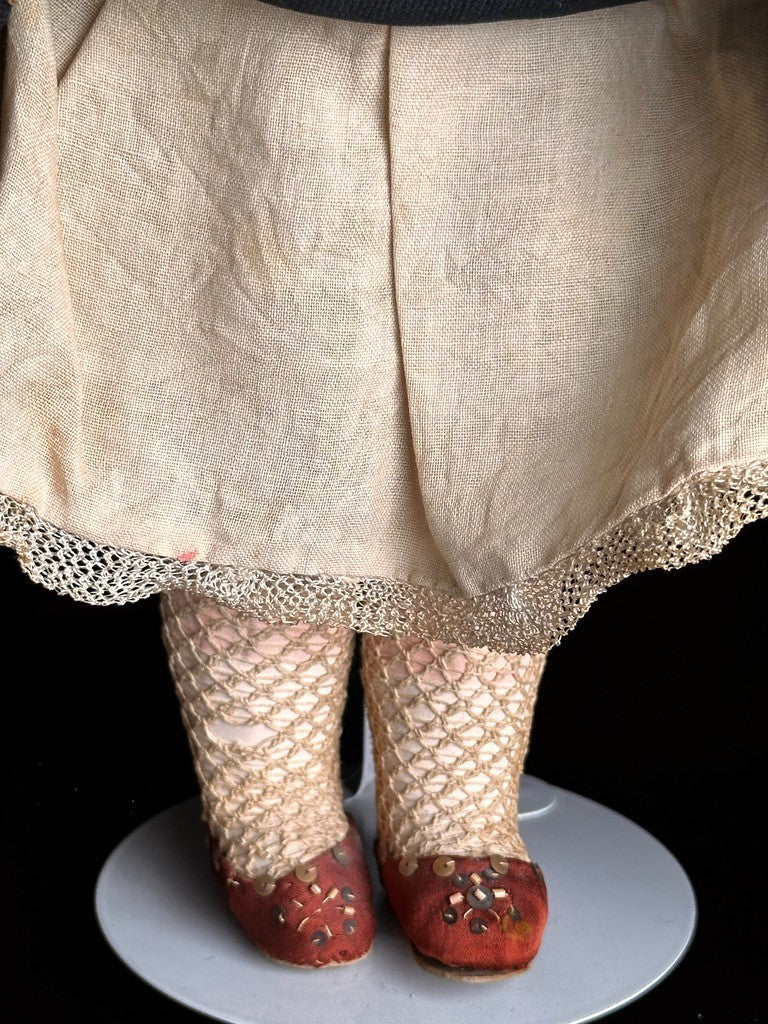 Unidentified Antique French/Italian (?) 16” Bisque Head Doll