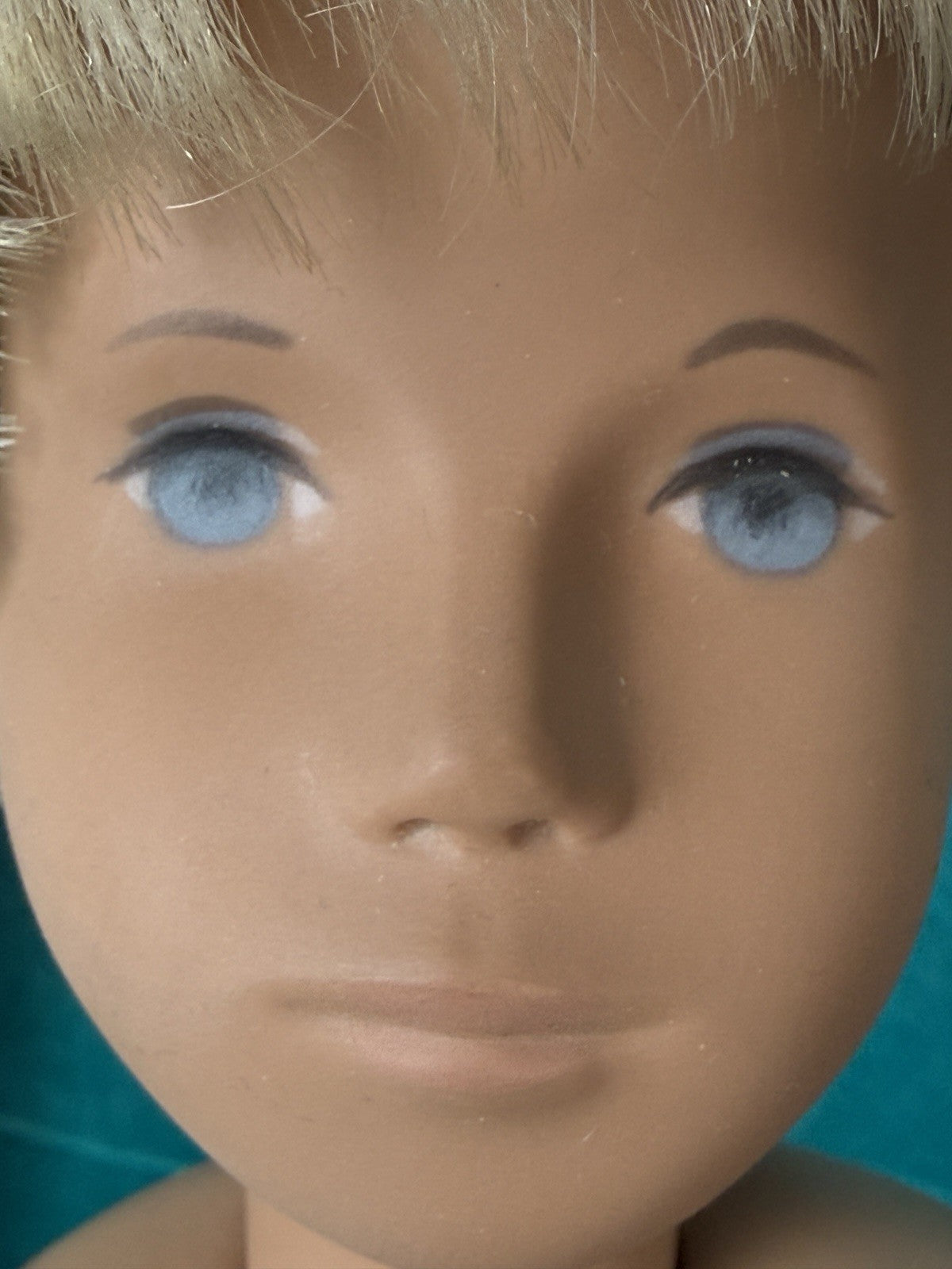 Collectible England Vinyl Sasha Gregor Blonde Boy Doll with Tag; Redressed