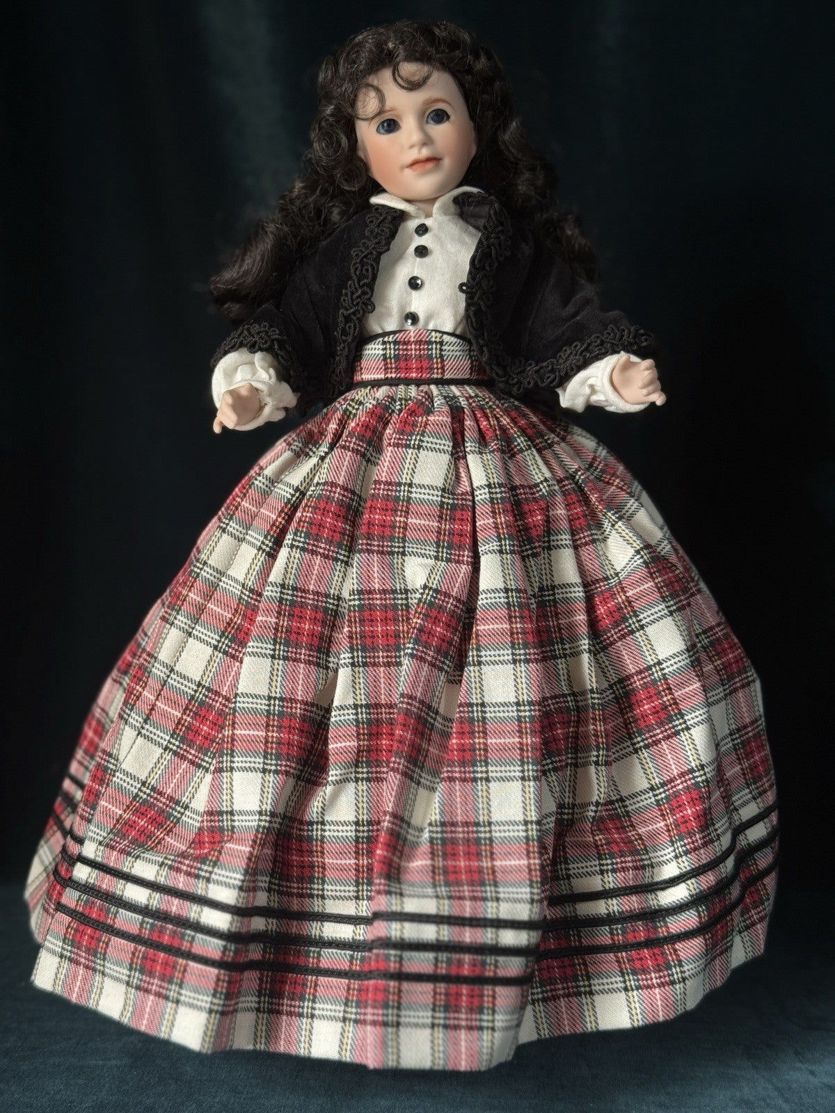 MIB Wendy Lawton “Miss Jo March” Wooden and Porcelain 14” Doll LE 175 COA/Tag