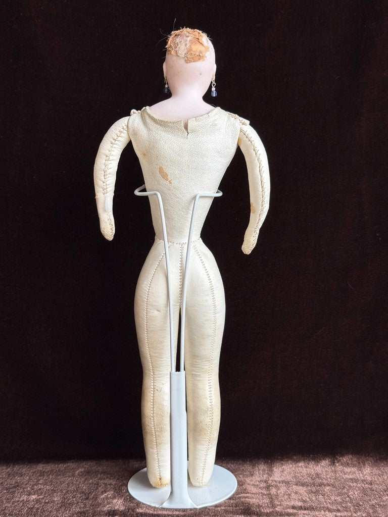 Rare Petite 12" Antique French François Gautier Bisque Head Fashion Doll