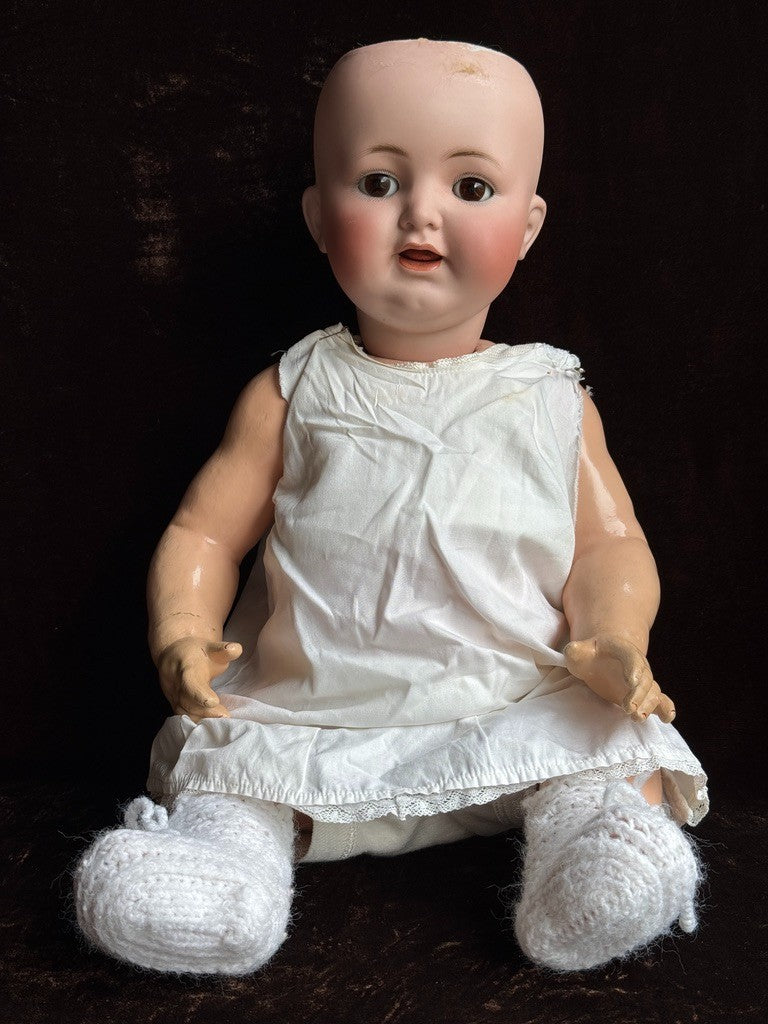 Antique German 22" Simon & Halbig Kammer & Reinhardt 126 Bisque Head Baby Doll