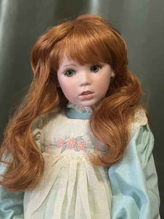 Collectable Elke’s Original Porcelain 24” Doll “Aurora” Box/COA/Book LE 47/250