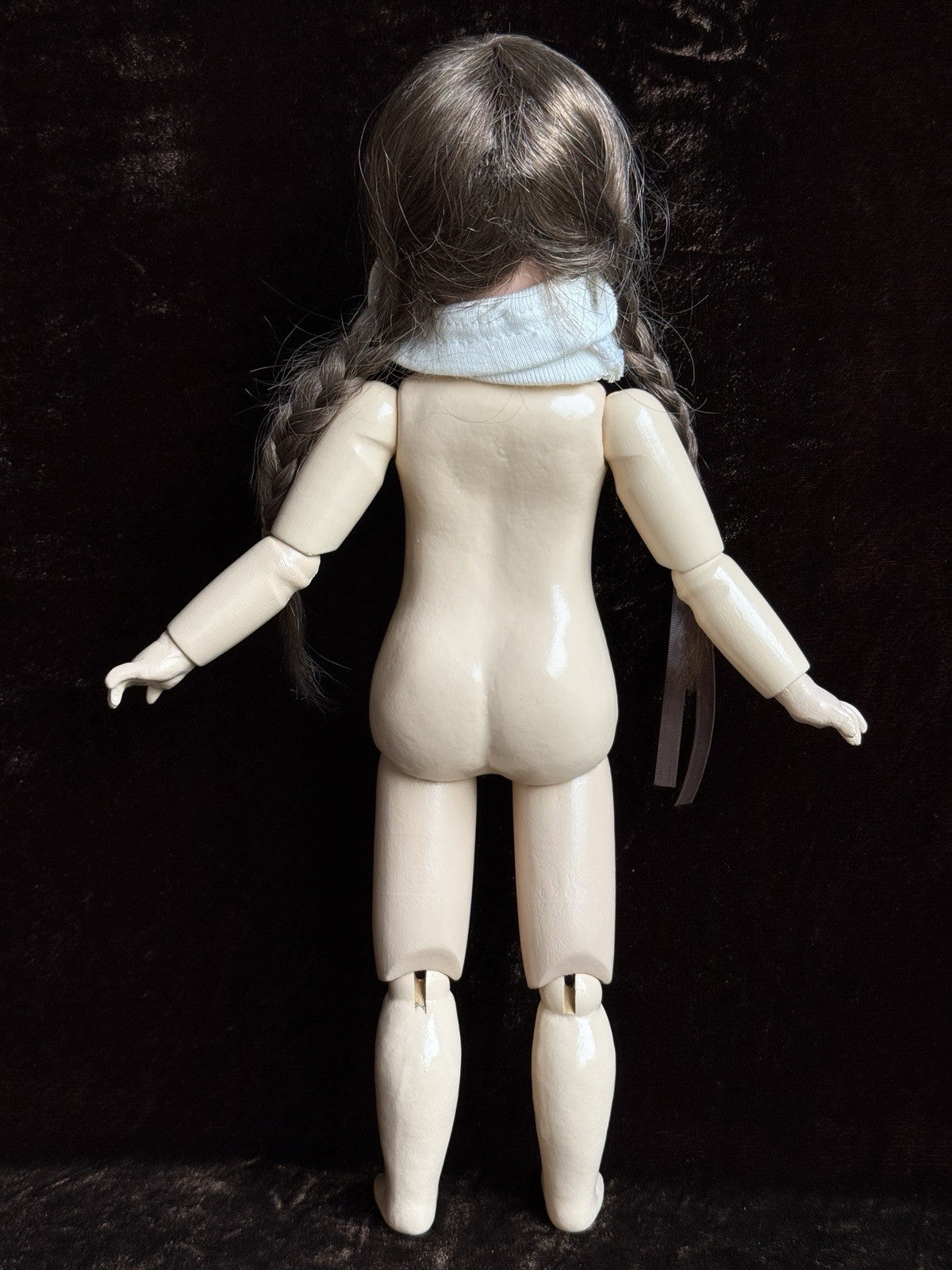 Collectible 12" Porcelain Composition Reproduction of Bleuette Unis 301 Doll