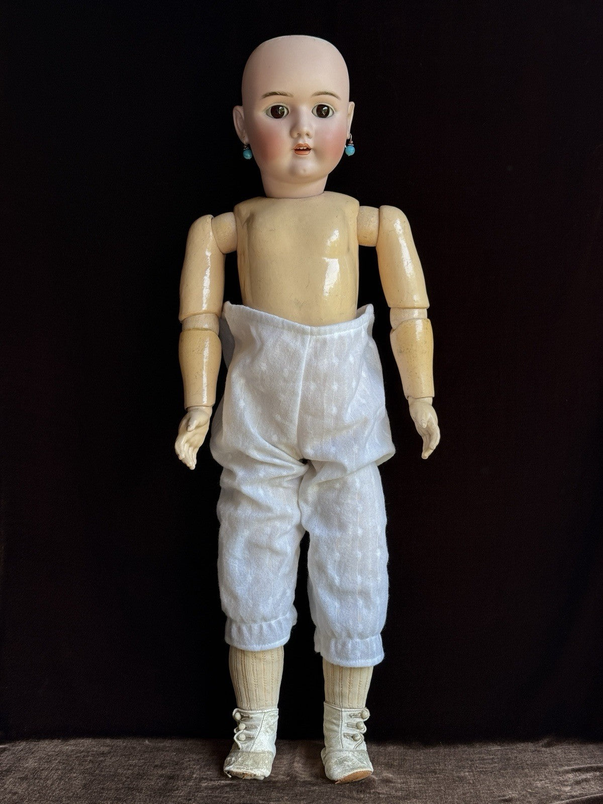 Antique German 30” Heinrich Handwerck 109 Dep Bisque Head Doll