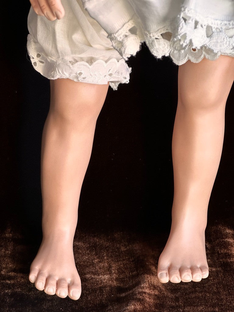 OOAK Collectible 24” Porcelain Cloth Heidi Plusczok Doll