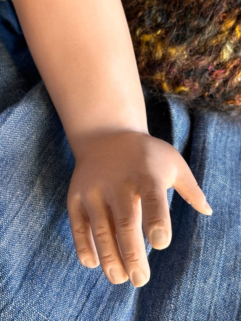 OOAK Collectible 24” Porcelain Cloth Heidi Plusczok Doll