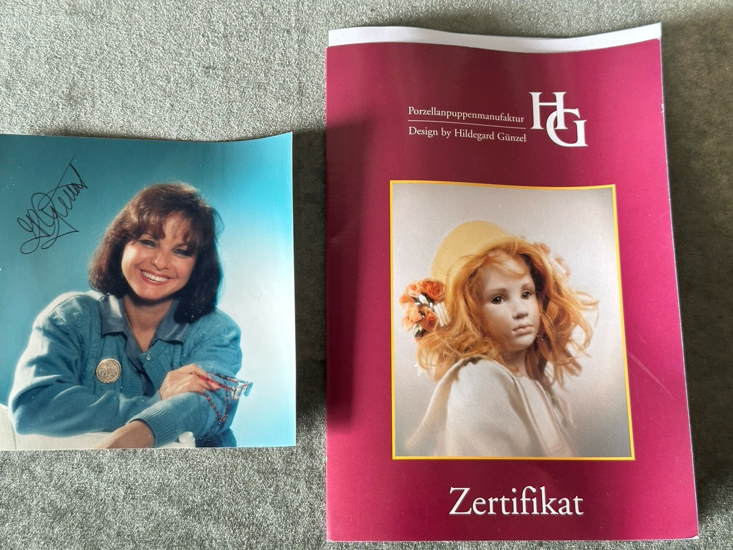 Artist Hildegard Gunzel Wax Over Porcelain Portrait 34” Doll “Stella” Sample