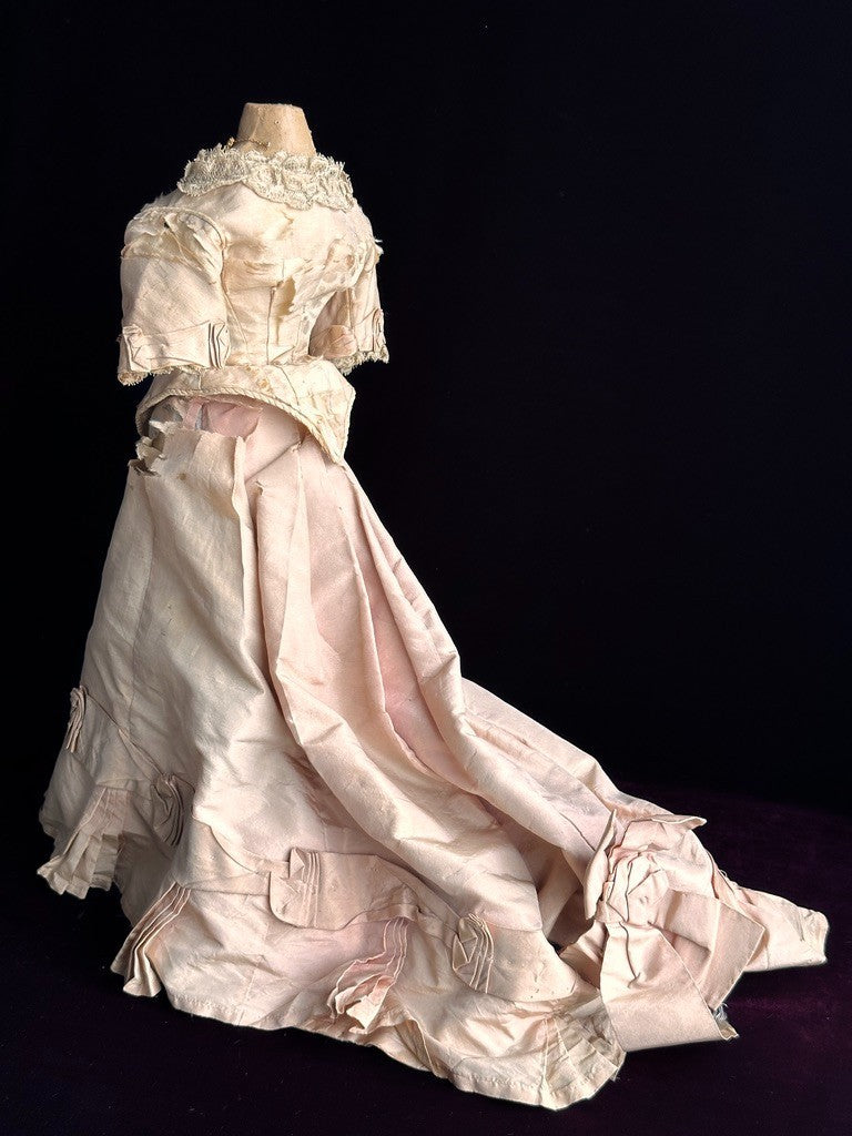 Antique French 18” Francis Gaultier Bisque Head Fashion Bebe Doll with Extras