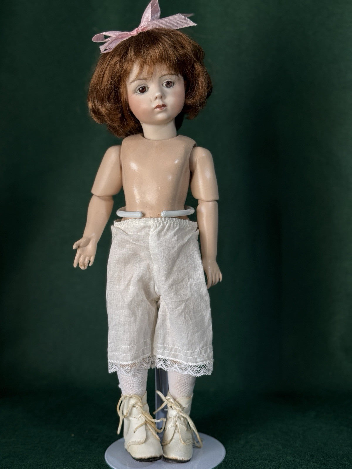 Artist Reproduction of Antique French Albert Marque 15” Doll