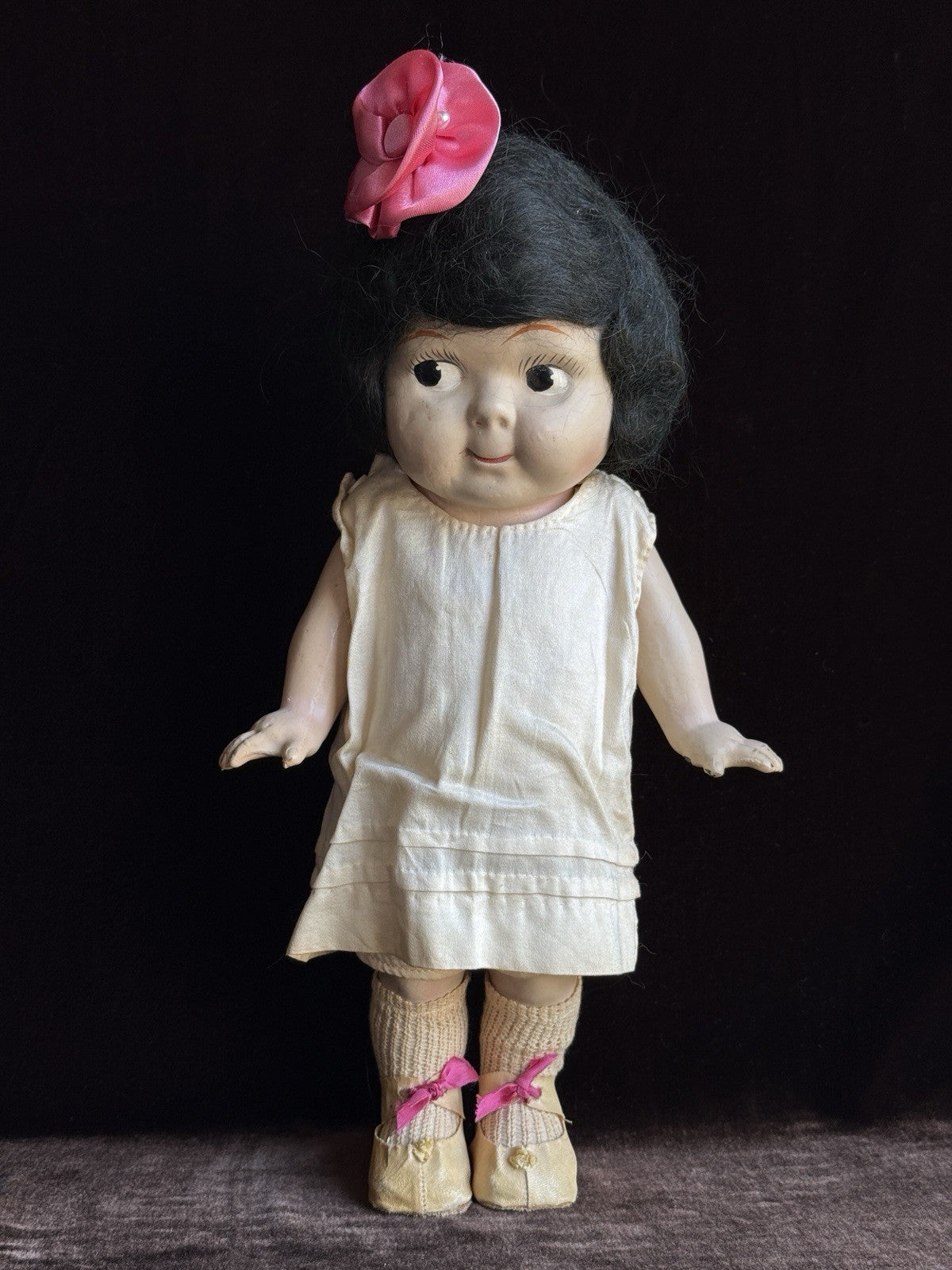 Vintage American 13” Betty Lee Buddy Lee Sister Composition Doll