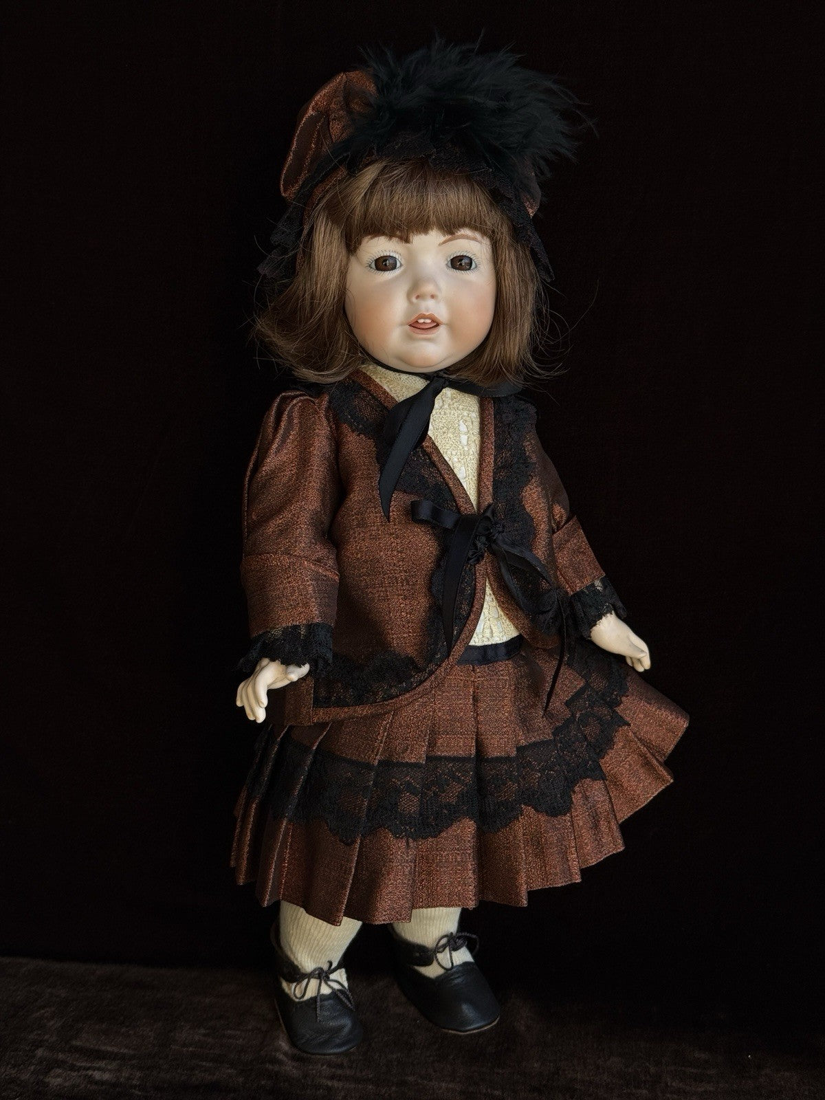 Vintage 16” Porcelain Repro. of Antique German Kestner JDK 237 Hilda Doll