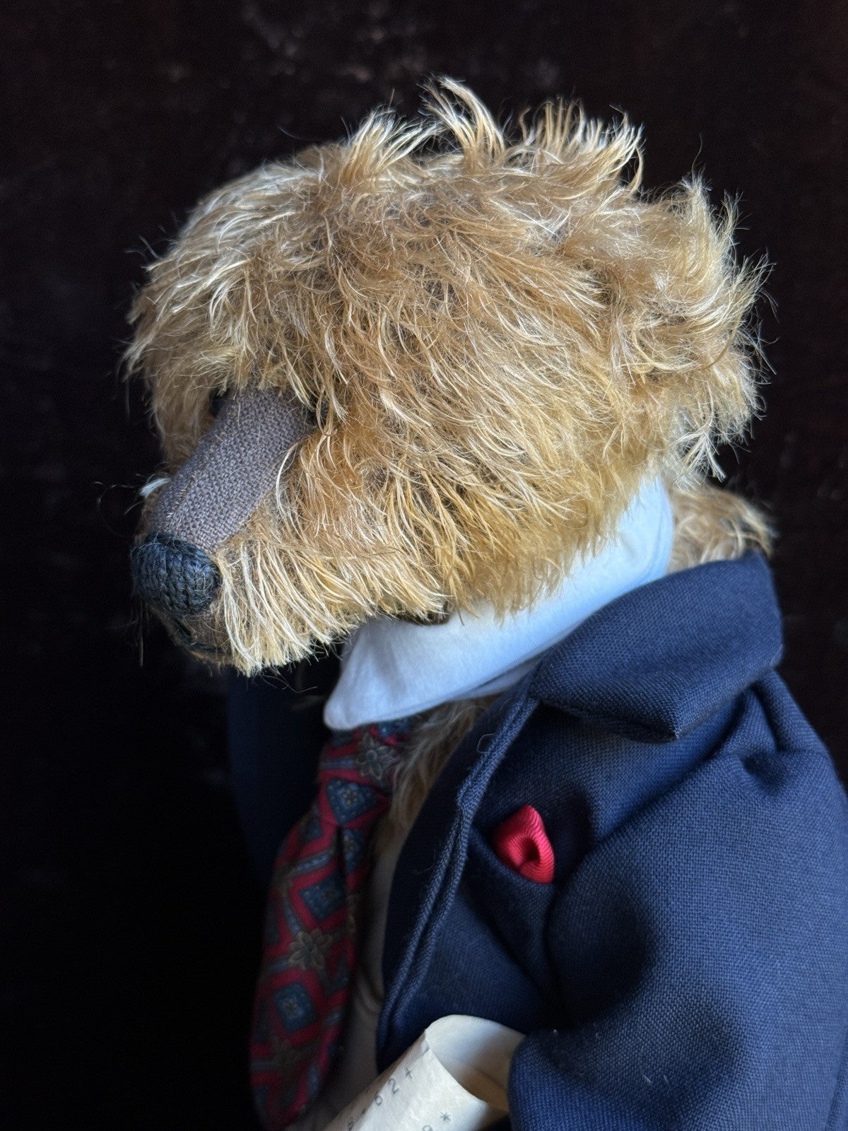 OOAK (?) Artist 16.5” Mohair PCA Character Teddy Bear