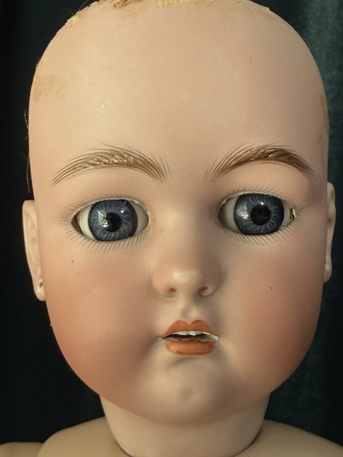 Antique German Simon Halbig Mold 1349 Jutta Character 23” Doll Bisque Head