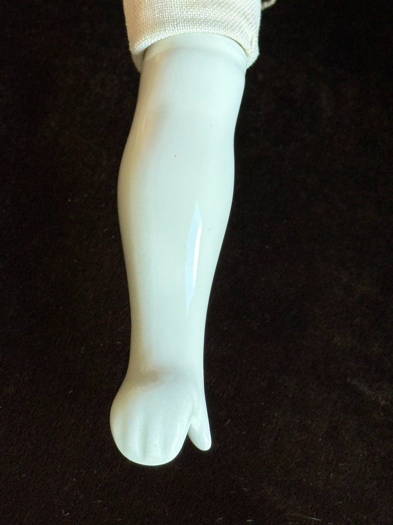 Antique German 21" Hertwig Pet Name Ethel China Head Doll