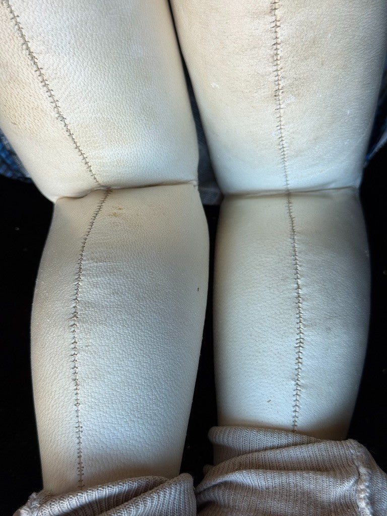 Grand Size Antique French Eugene Barrois (?) Bisque Head Fashion Poupee Doll