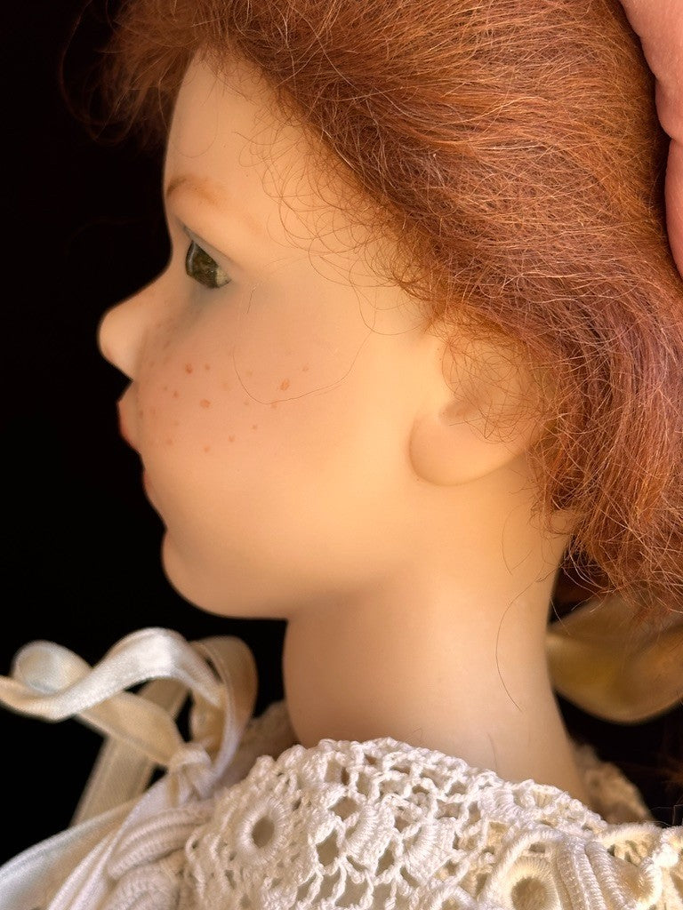 Collectible French Heloise 23.5” Resin/Cloth Signed Doll LE 100