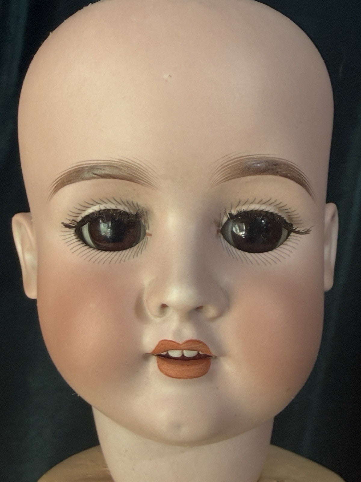 Antique German Schoenau & Hoffmeister 1906 Bisque Head Composition Body 28” Doll