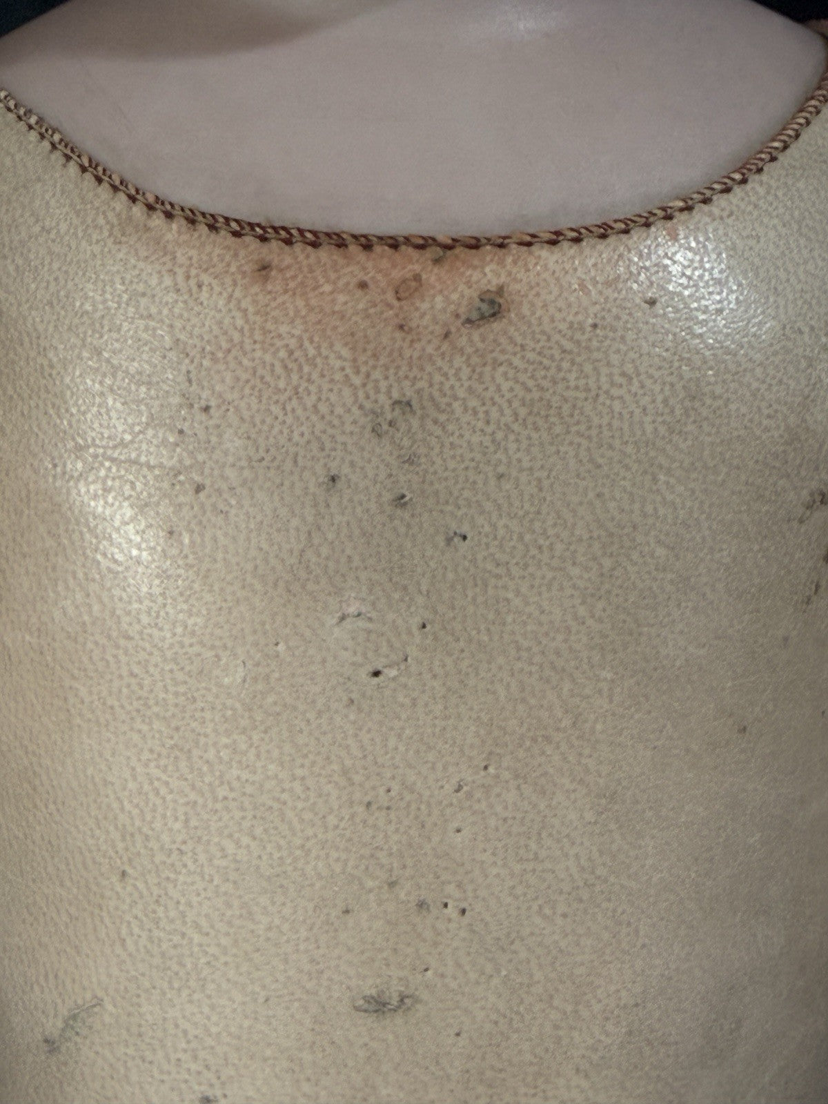 Antique German Simon Halbig Dep 1260 Bisque Head Leather Kid Body 20.5” Doll