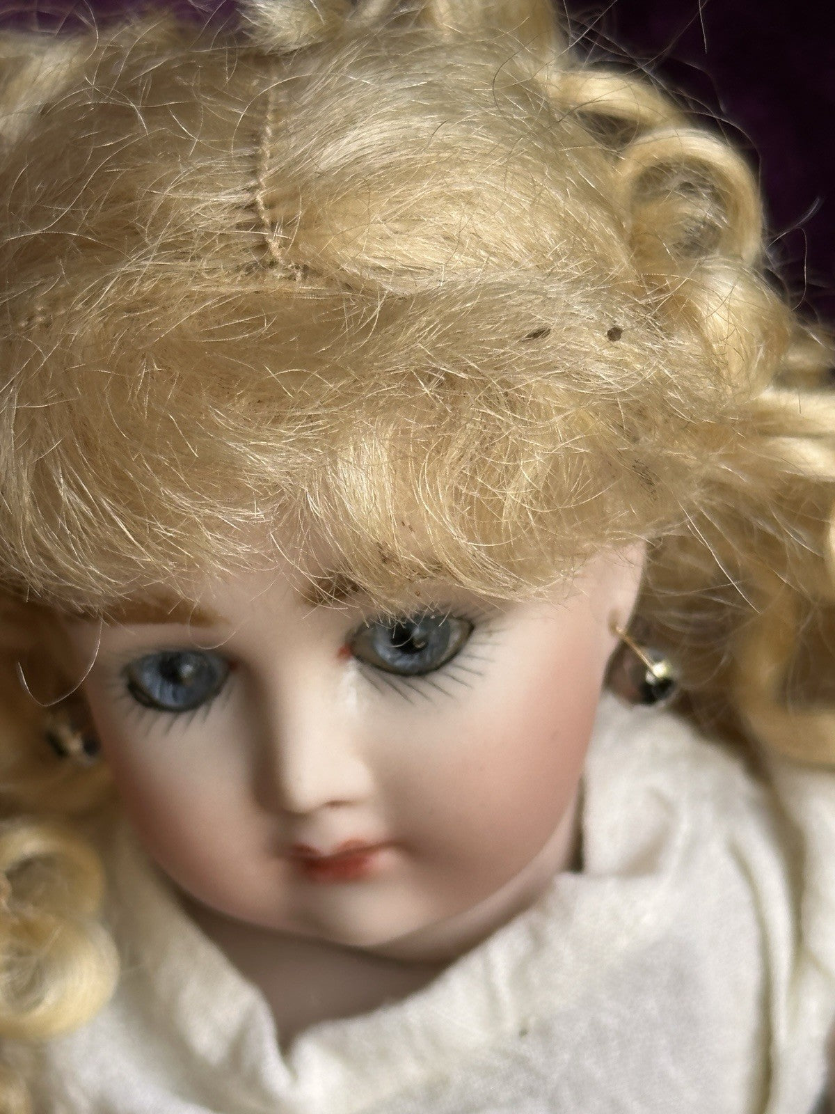 Porcelain Compo Petite 8” Reproduction of Antique French Andre Thuillier Doll