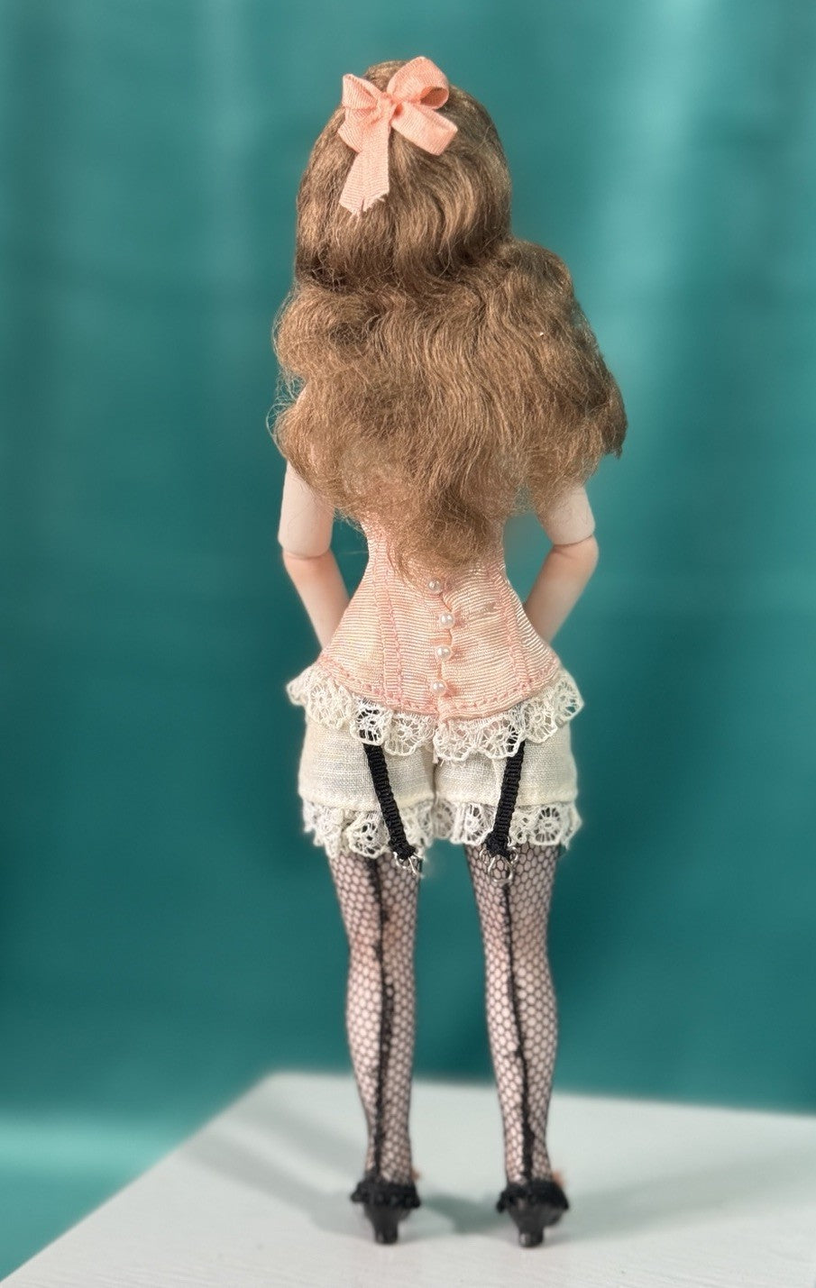 Artist Collectable Porcelain Jointed 7” Doll “Rose” LE 40 by Sonja Bryer