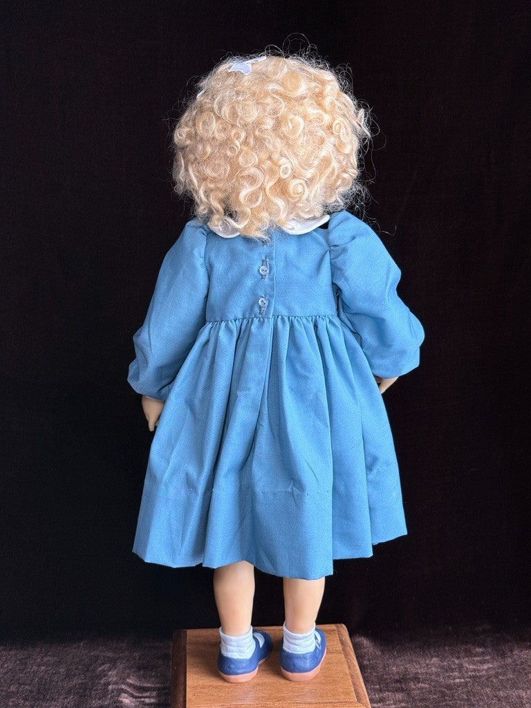 OOAK 18" Artist Carol Trobe Sculpted Polymer Clay Girl Doll