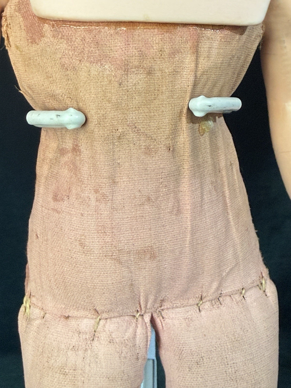 Antique German Gebruder Heubach Bisque Head Composition Body Boy 12” Doll