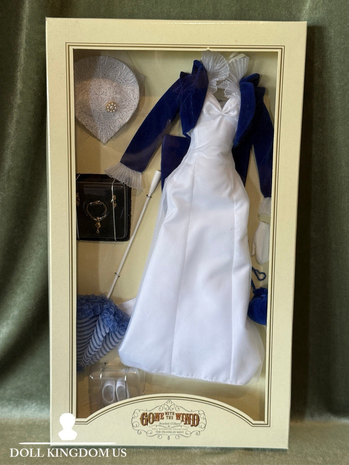 MIB Franklin Mint Gone with the Wind Scarlett “Sawmill Surprise” Outfit