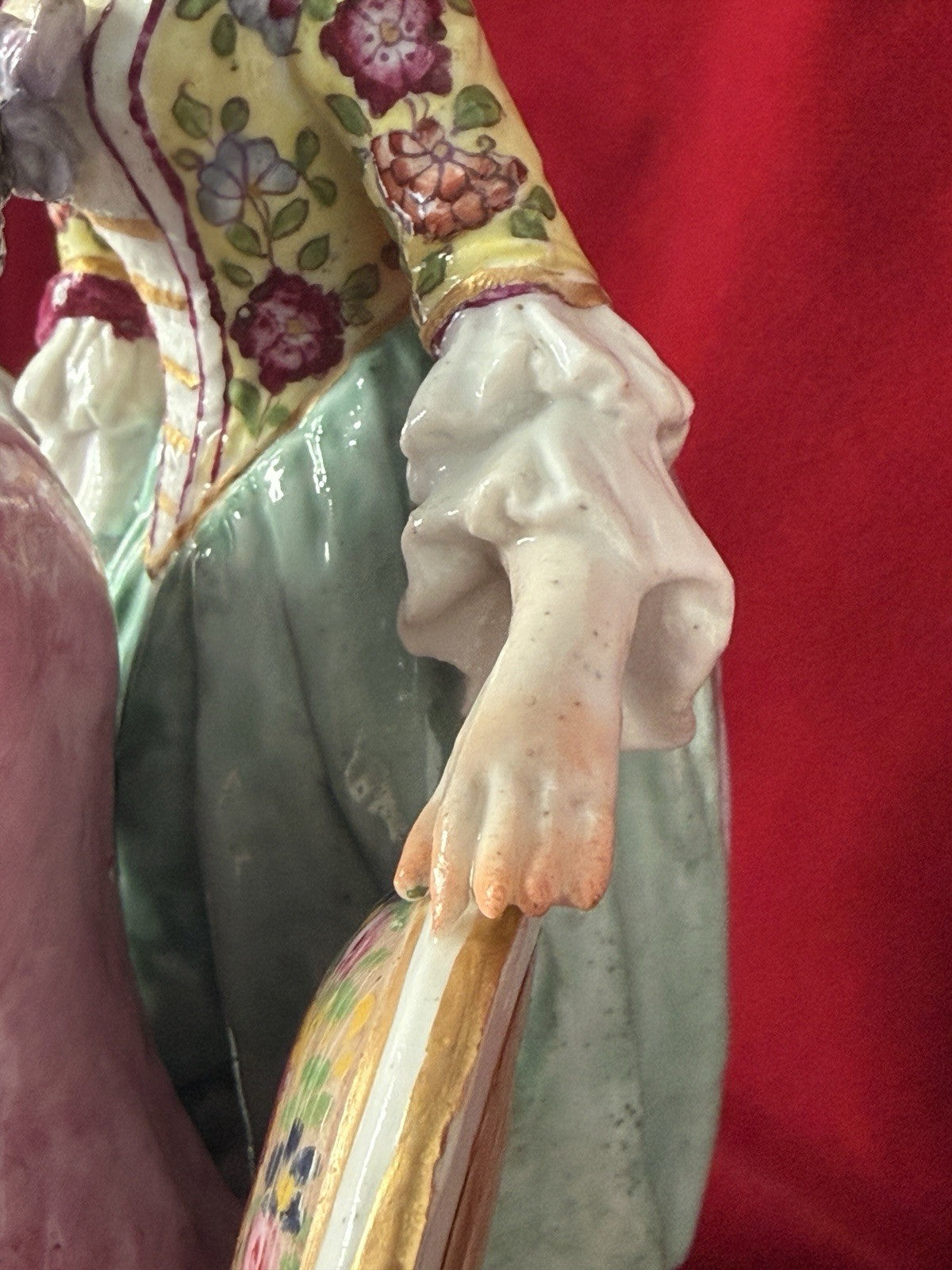 Rare Antique Porcelain Large Figural Group Figurine By Edmé Samson France 1910’s