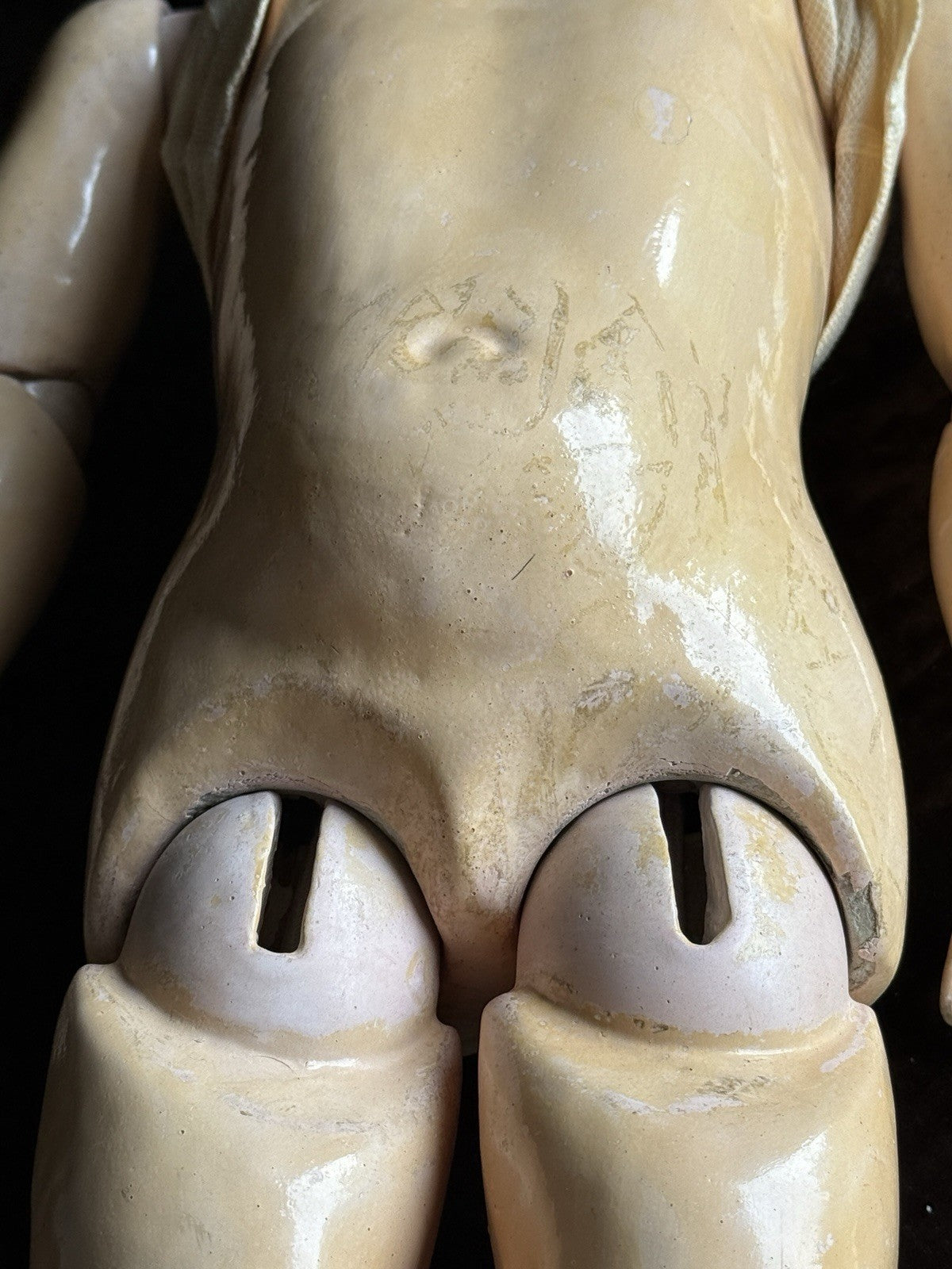 Rare Antique German 27.5” Kestner 156 Bisque Head Doll