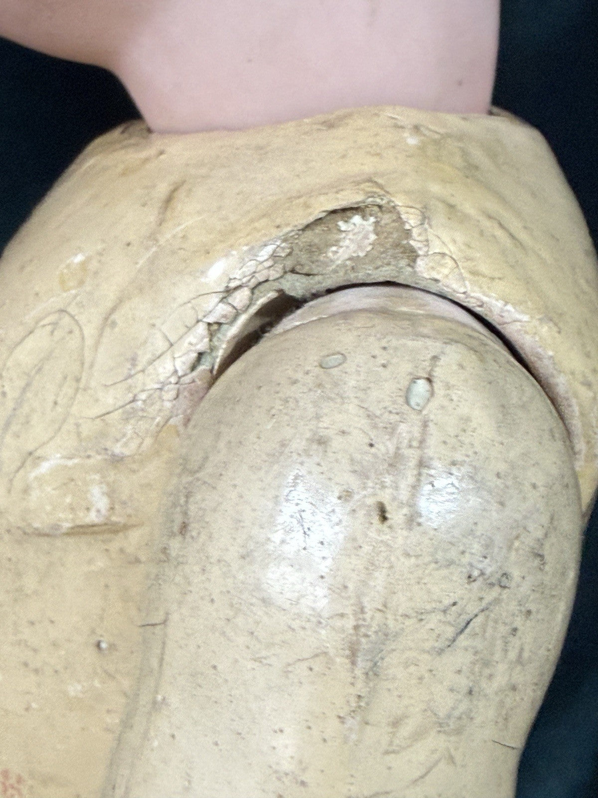 Antique German Walkure 24” Doll Bisque Head Composition Body