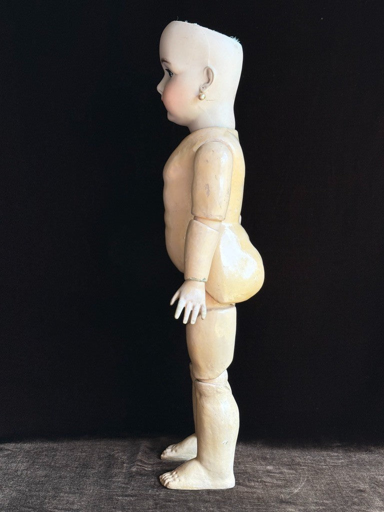 Antique German 24” Simon Halbig WSK Wiesenthal Schindel Kallenberg Bisque Doll
