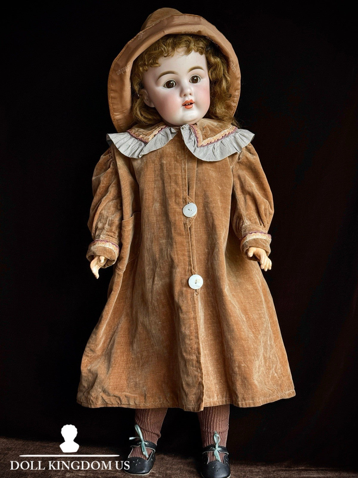 Rare Antique German 27.5” Kestner 156 Bisque Head Doll