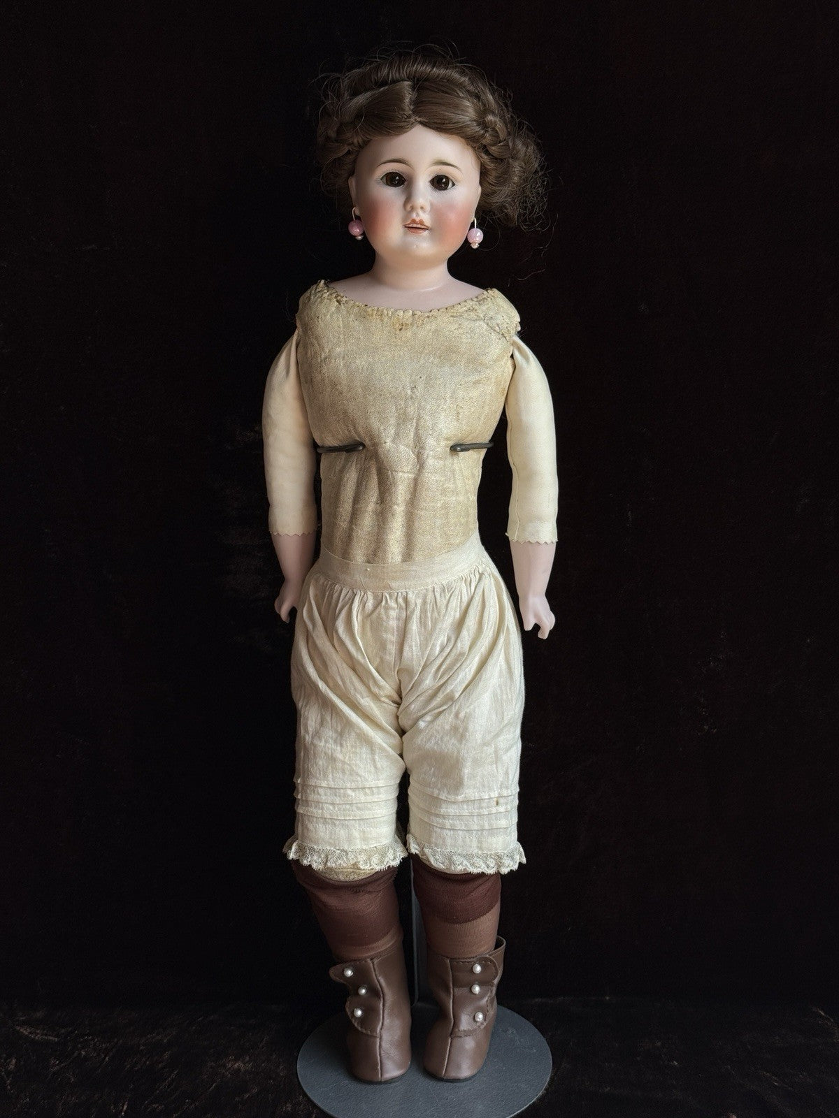 Antique German 22” Bahr & Proschild (?) Bisque Shoulder Head Fashion Doll