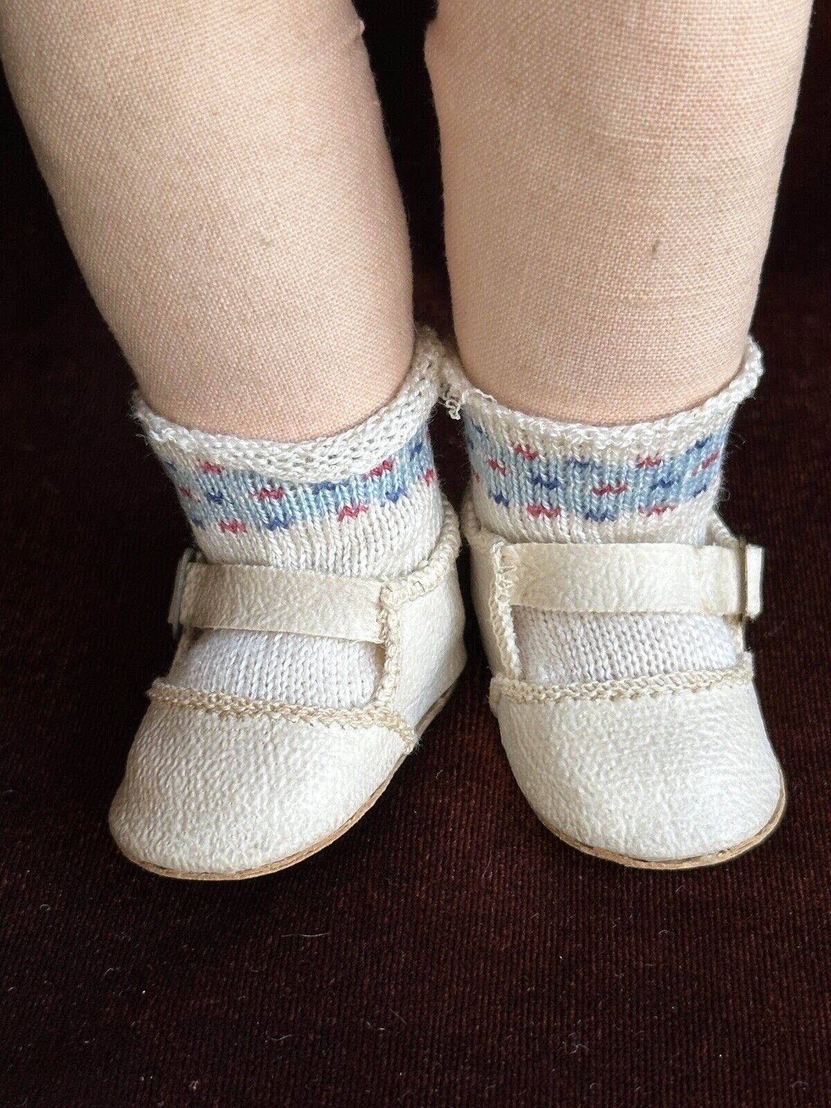 Antique/Vintage German Kathe Kruse 13.75” Cloth Character Girl Doll