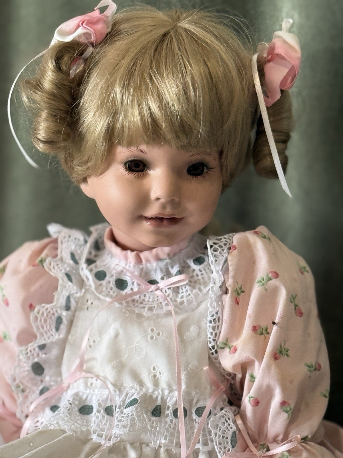 Artist Reproduction Of Porcelain 29” Doll “Shannon” Donna Rubert Mold