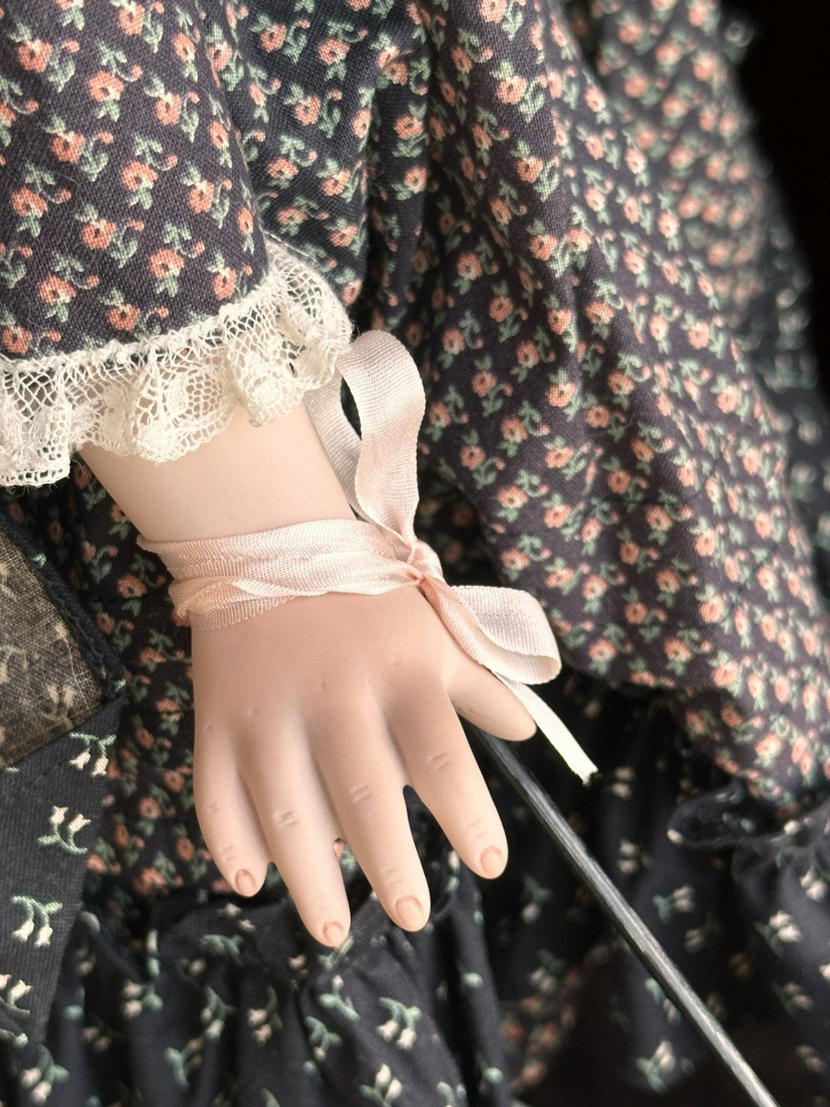 Collectible Porcelain 23” Linda Mason Originals Victoria Rose Doll LE 50