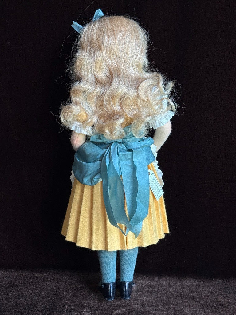 John Wright 17" The Nursery Alice Cloth Felt Doll LE 250 in Box with Certificate